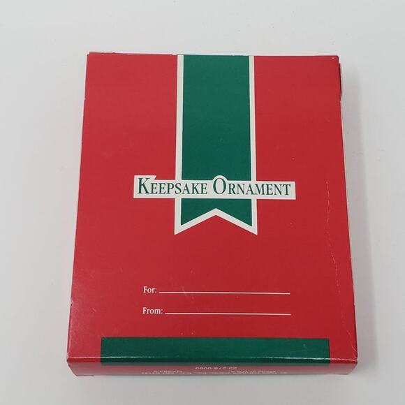 1989 Hallmark Language of Love Acrylic Holiday Christmas Ornament. - Picture 7 of 8